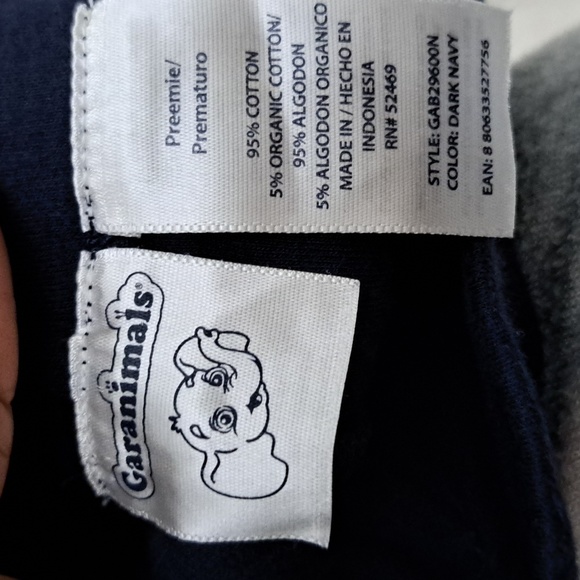 Granimals Blue Preemie Shorts - Picture 2 of 4